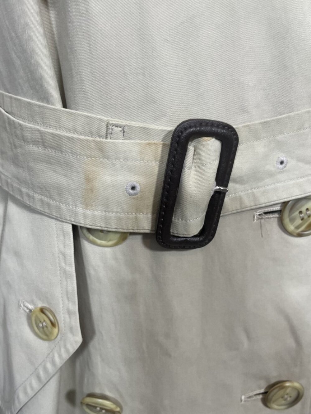 Authenticated Vintage 90's Burberrys by Sanyo Shokai Tan Nova Check Trench Coat - Picture 4 of 15